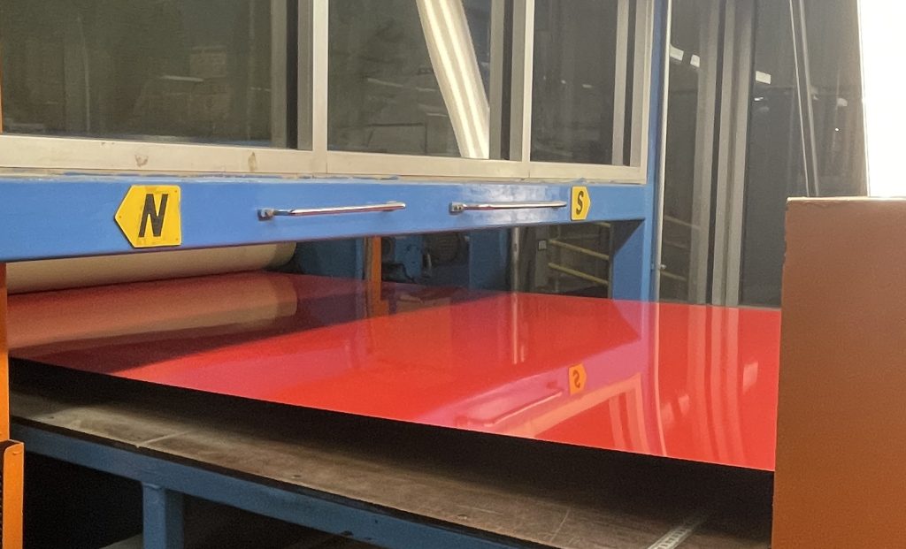 ALPOLIC Red in production