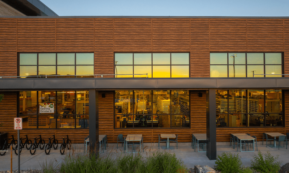 Wild Plum ALPOLIC MCM cladding store