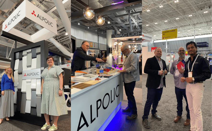 ALPOLIC at AIA 2025 - collage of photos