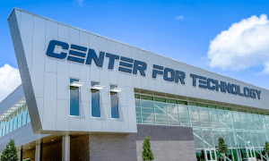 ALPOLIC Pewter MCM cladding school office building