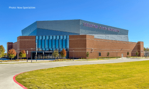 Tarleton State Univ Convocation Center with ALPOLIC cladding