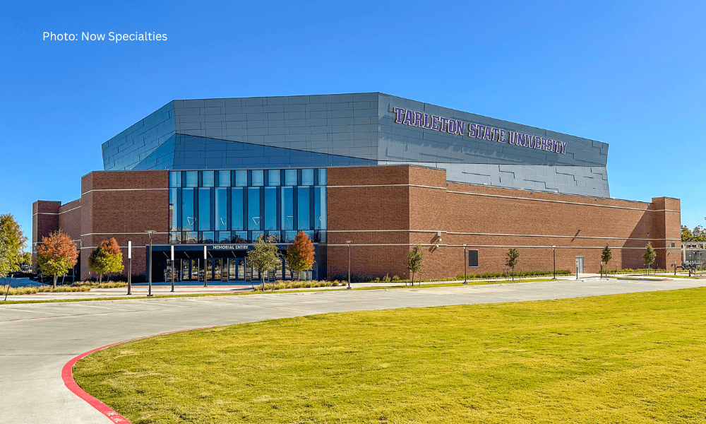 Tarleton State Univ Convocation Center with ALPOLIC cladding