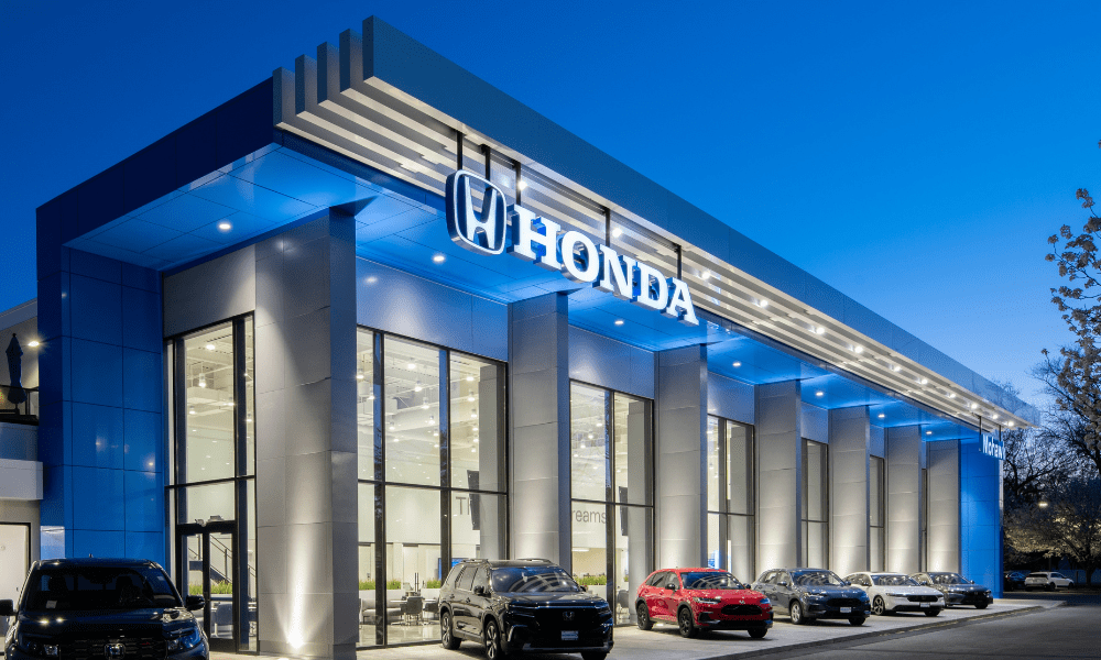 Closeup of Mohawk Honda